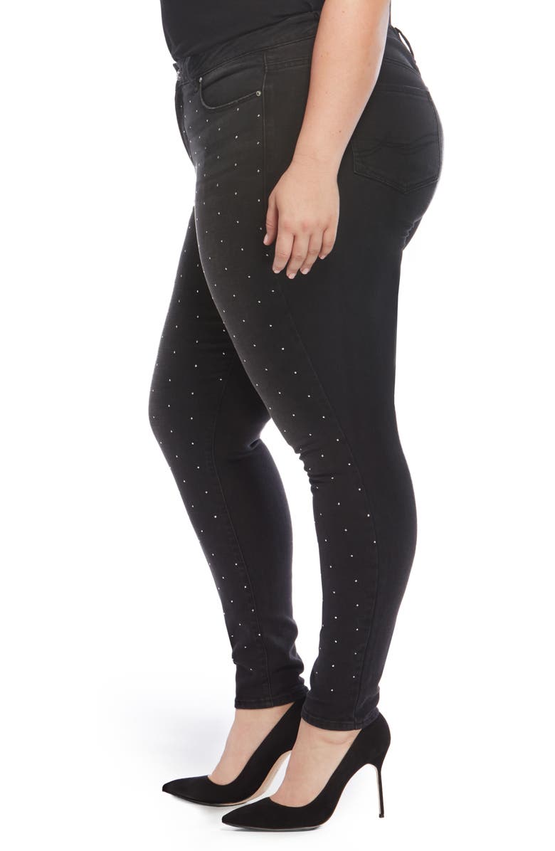 Rebel Wilson X Angels The Pin Up Super Skinny Jeans, Alternate, color, 