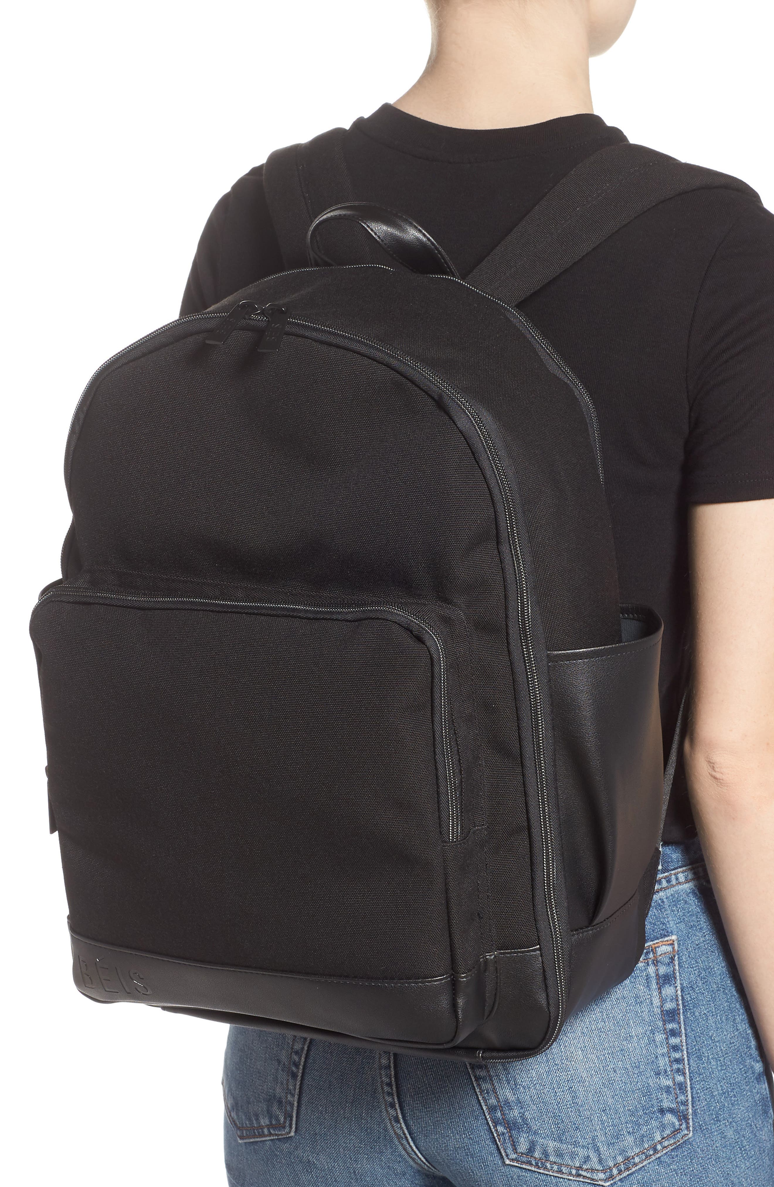 Béis The Travel Backpack, Alternate, color, Black