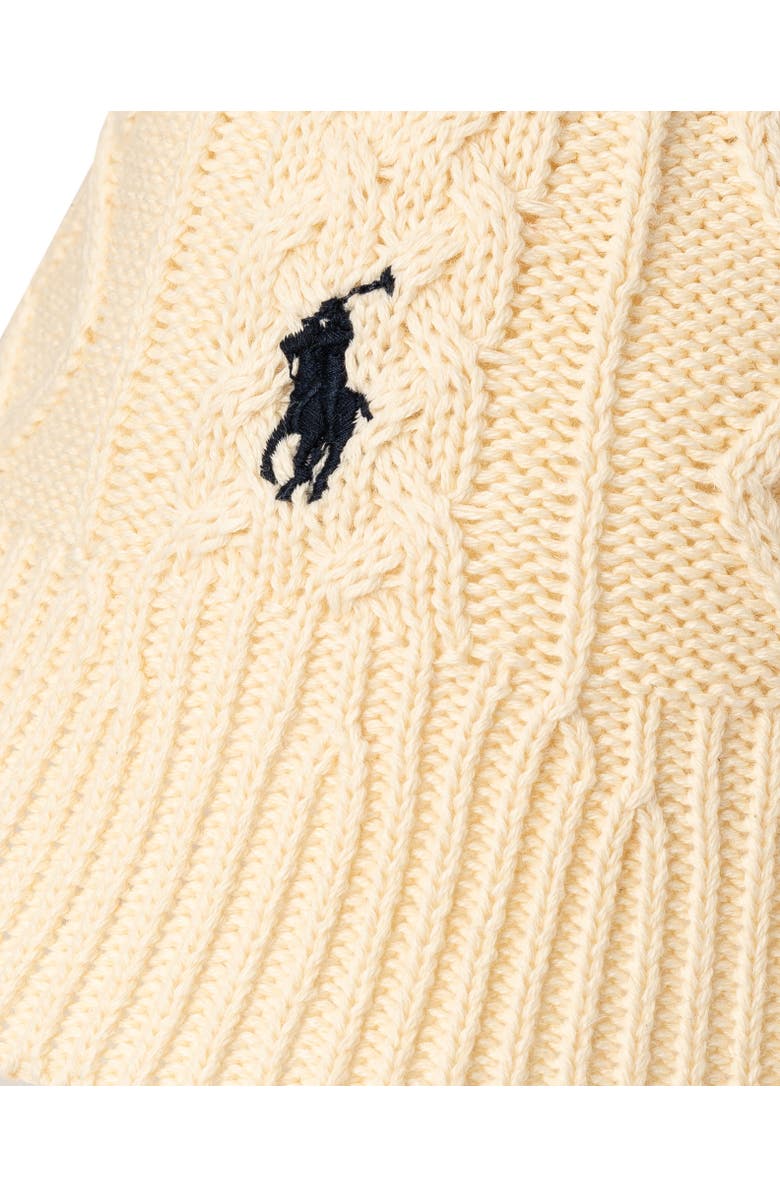 Polo Ralph Lauren Cable Knit Bucket Hat, Alternate, color,