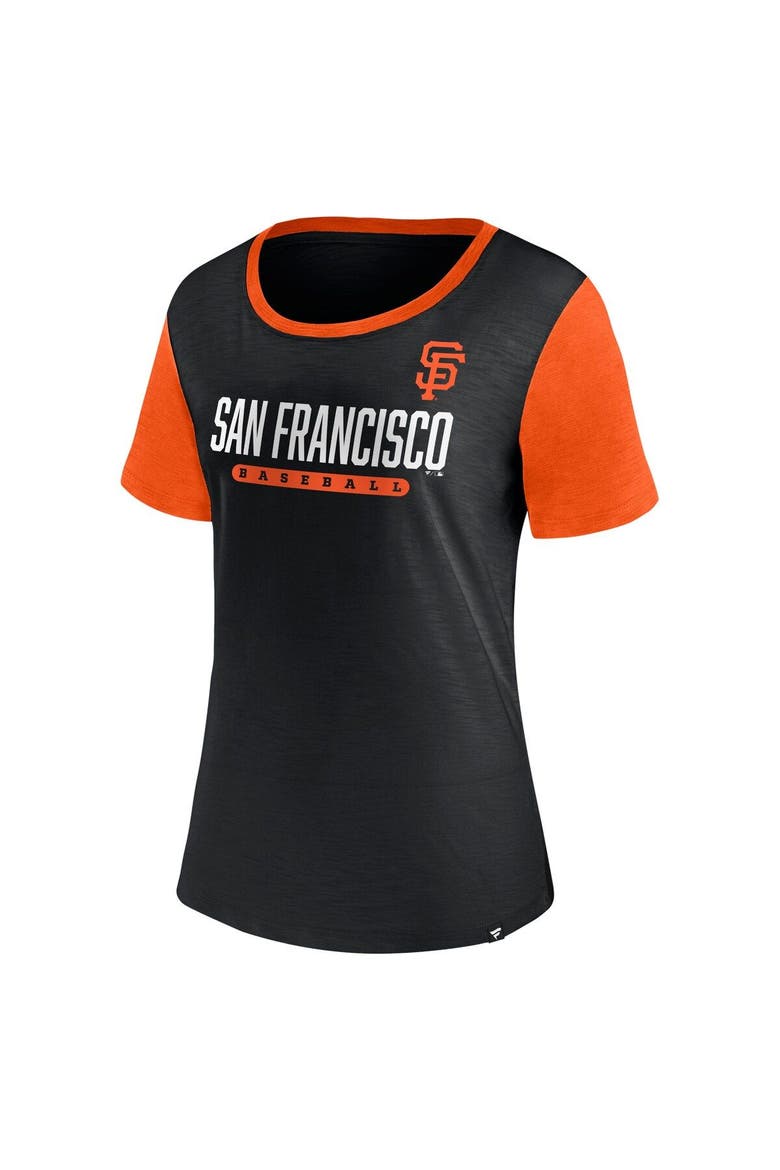 Women's Fanatics Branded Black San Francisco Giants Mound T-Shirt, Alternate, color, Black