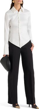 Manière De Voir Sonia Satin Cinch Shirt