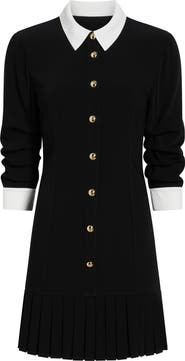 Cinq à Sept Lucilla Crepe Button-Up Minidress