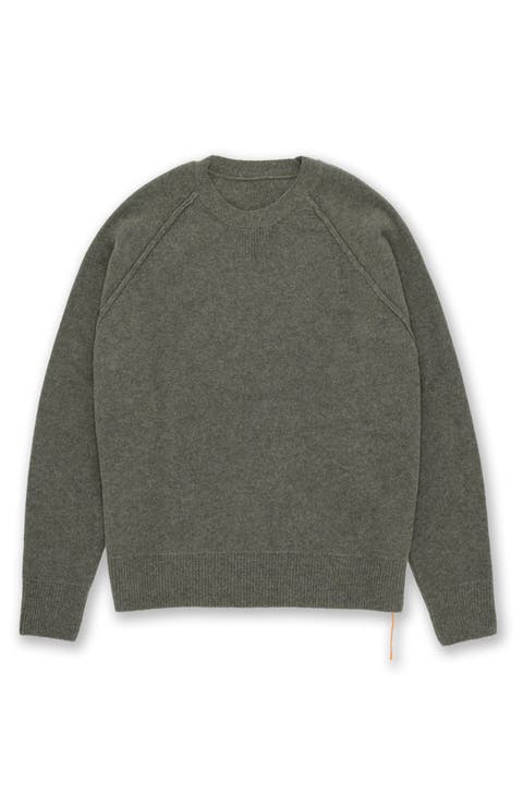 Harvard Wool Crewneck Sweater with Raglan Sleeve