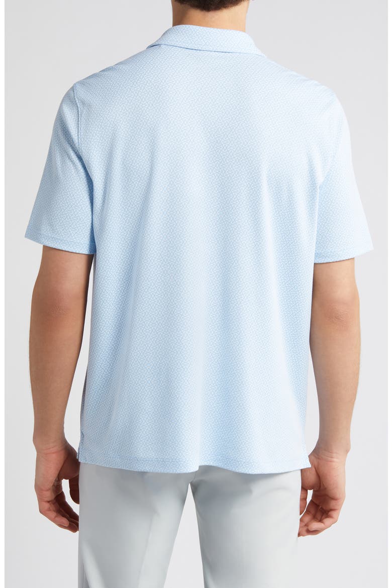 XC4® Geo Pattern Performance Pocket Polo, Alternate, color, LIGHT BLUE/WHITE
