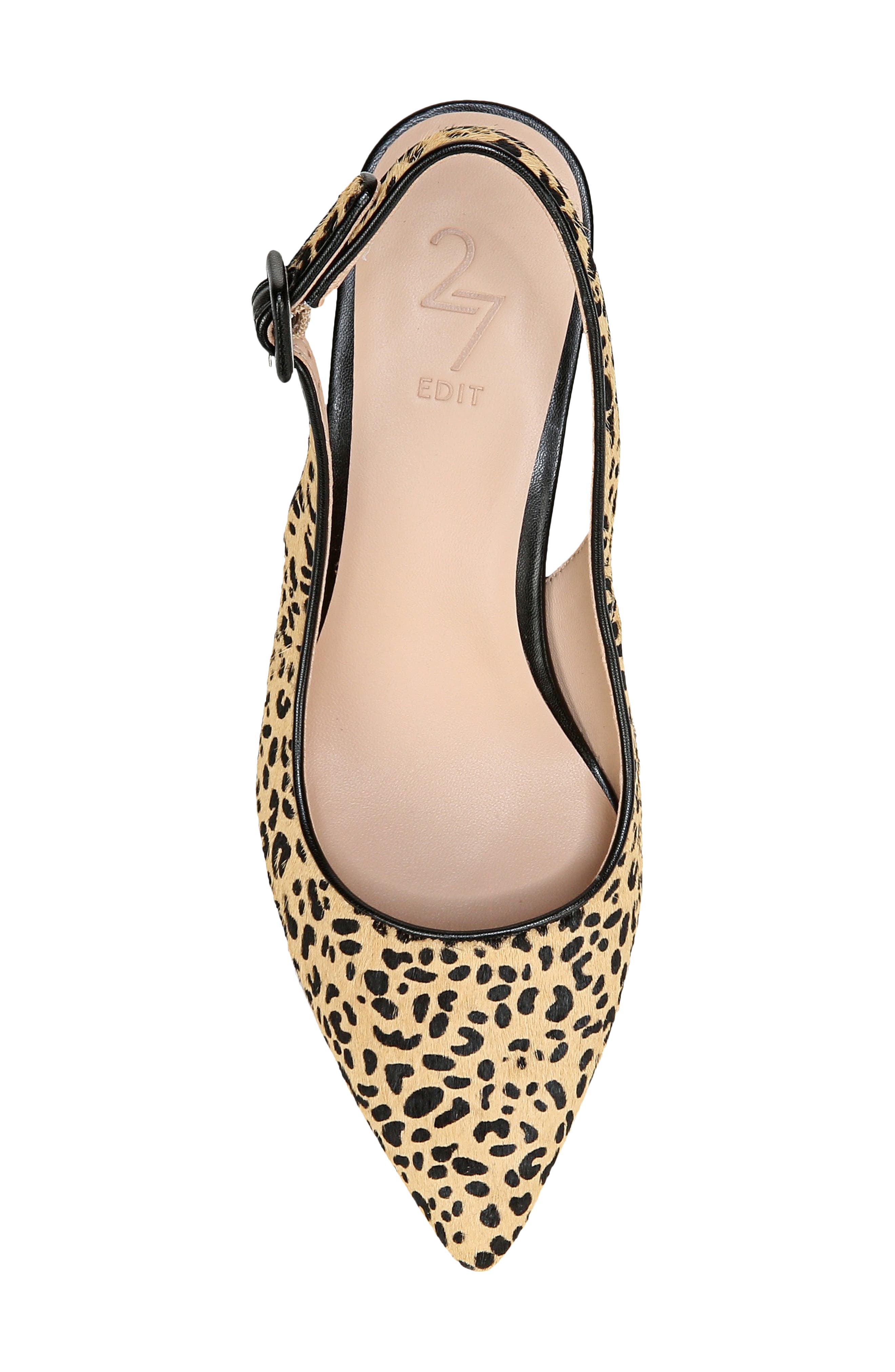 27 Edit Meera Slingback Pump, Alternate, color, NUDE LEOPARD