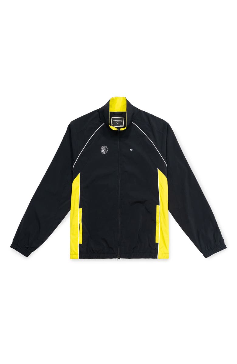 PAPER PLANES Planes NY to the World Track Jacket, Main, color, Black