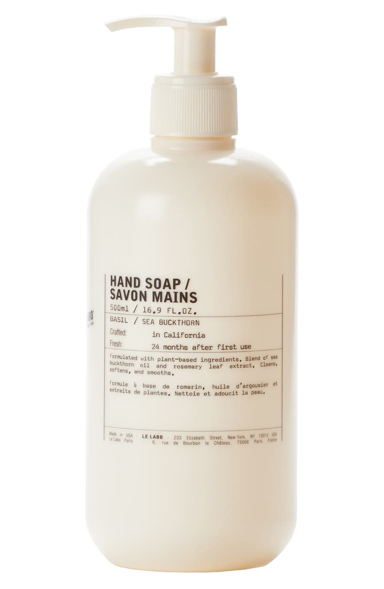 Le Labo Jumbo Size Basil Hand Soap $70 Value, Main, color, 