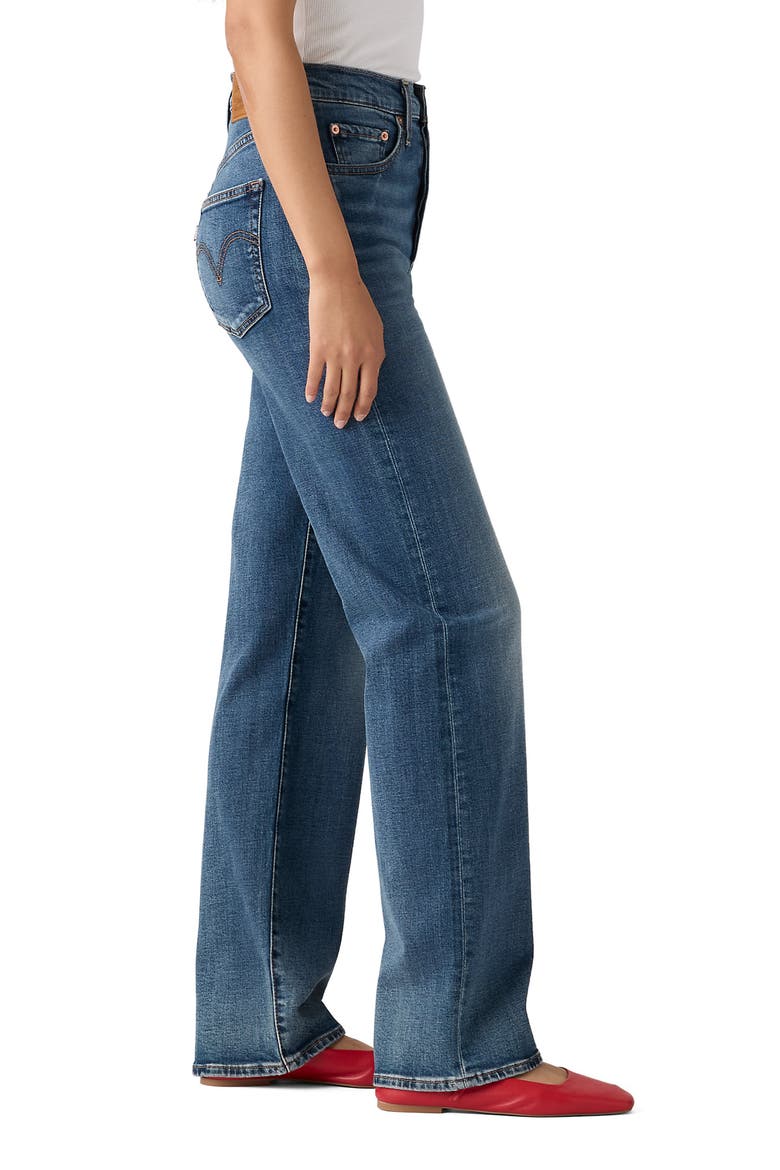 Ribcage High Waist Straight Leg Jeans, Alternate, color, SELECT US