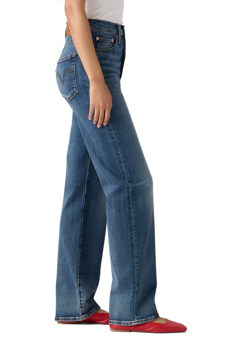 Levi's Ribcage High Waist Straight Leg Jeans, Alternate, color, Select Us