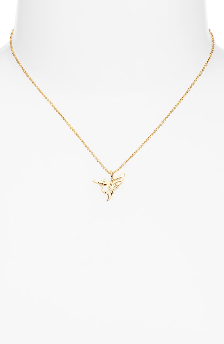 Kiara by Ki-ele Hummingbird Pendant Necklace, Alternate, color,