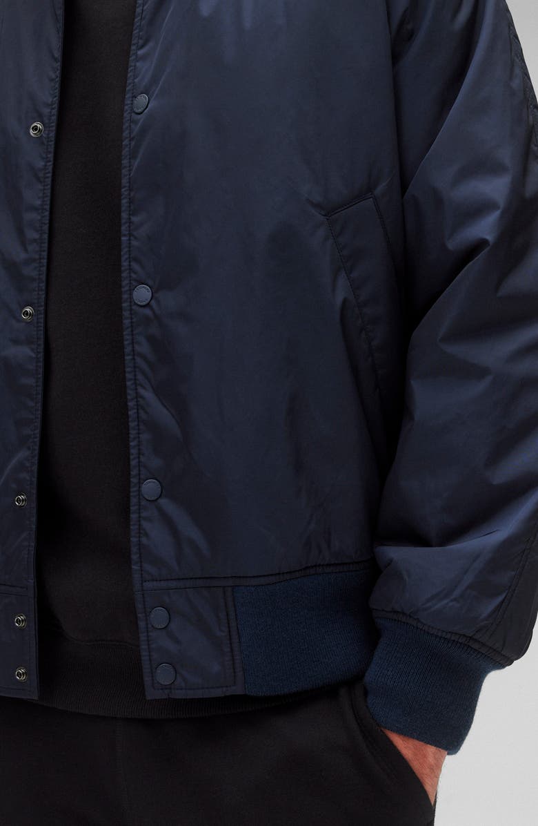 Reigning Champ ECONYL<sup>®</sup> Satin Stadium Jacket, Alternate, color, Navy