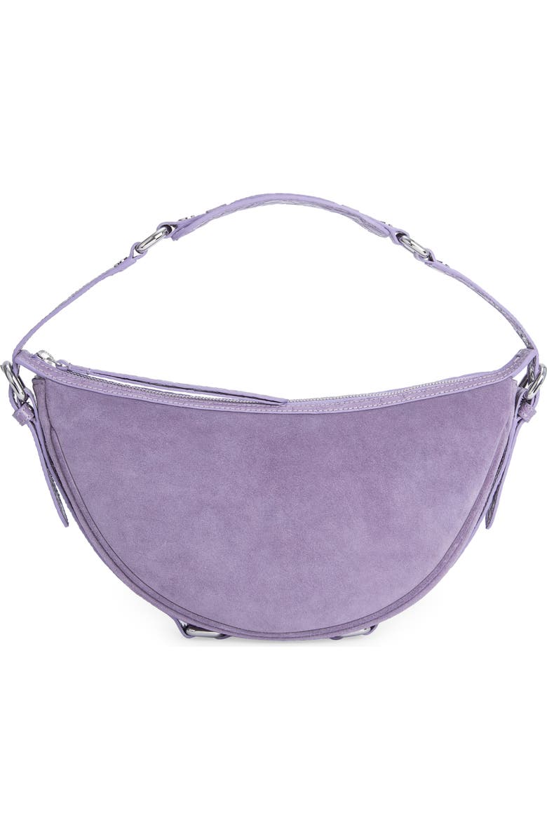 By Far Gib Suede Shoulder Bag, Main, color,