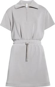 Zella Ultrasoft Knit Quarter Zip Dress