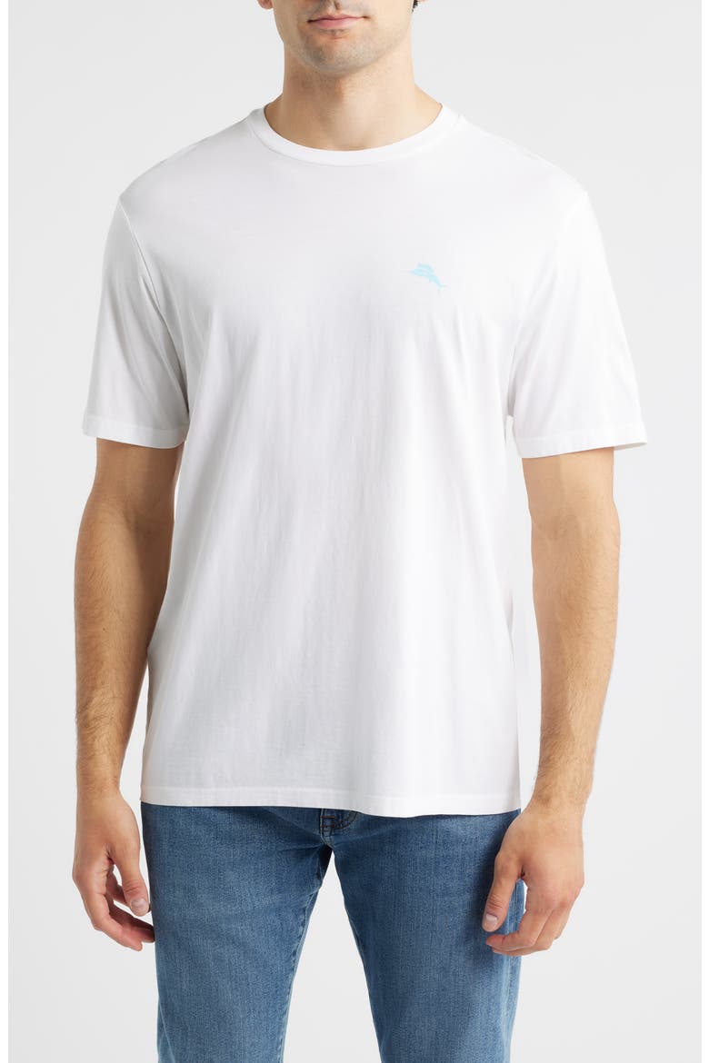 Swim Up Sips Graphic T-Shirt, Main, color, WHITE