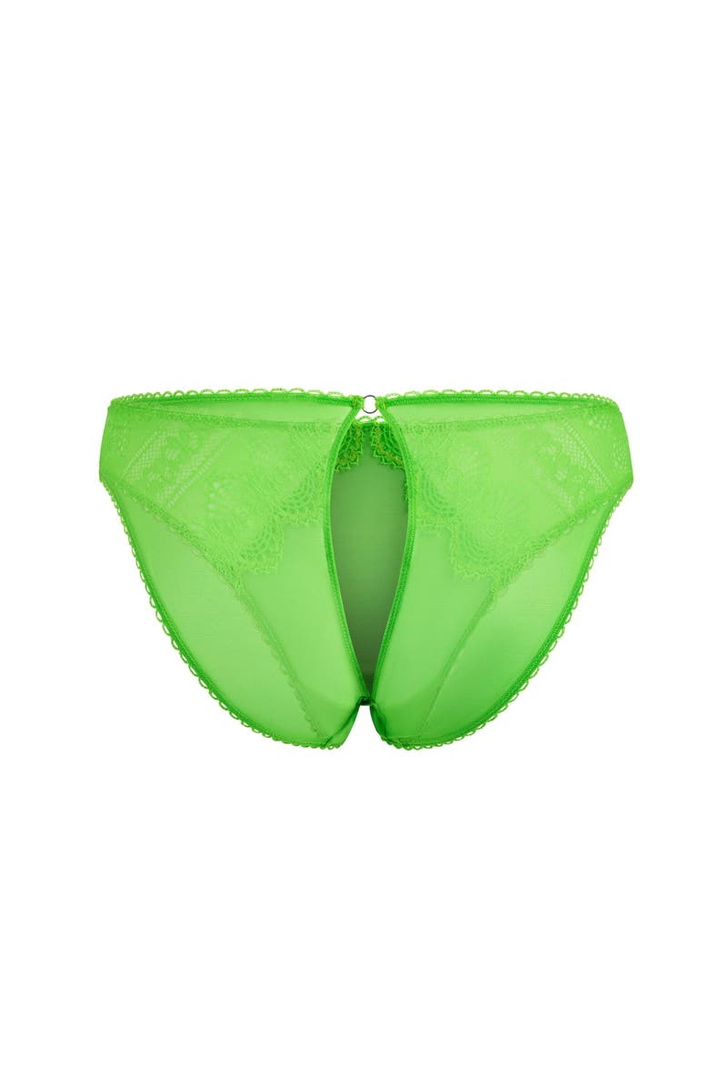 Adore Me Kinley Bikini Panties, Alternate, color, Medium Green
