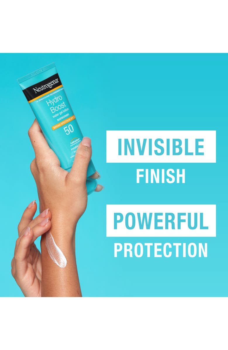 NEUTROGENA Hydro Boost Water Gel Moisturizing Sunscreen Lotion with Broad Spectrum SPF 50 - 3.0 fl. oz., Alternate, color,