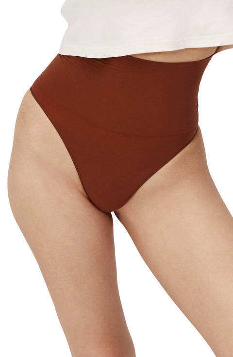 Seamless sculpt high-waisted panties