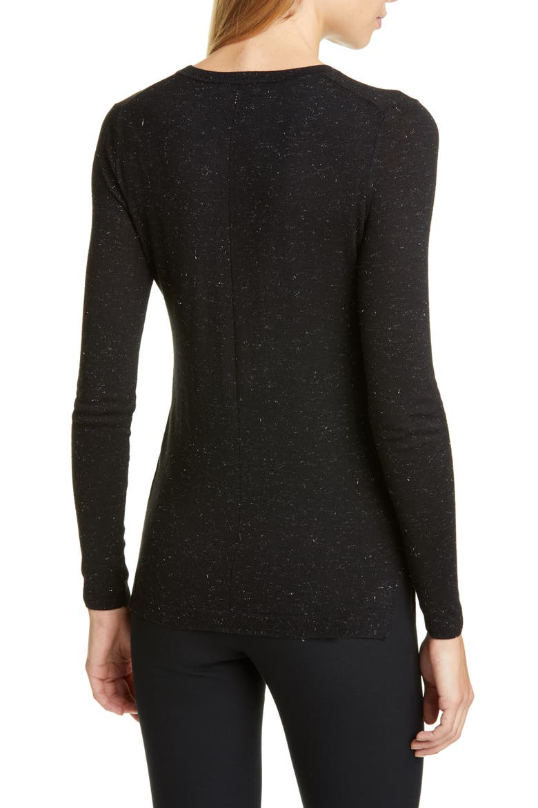 Annie Sparkle Sweater, Alternate, color, BLACK
