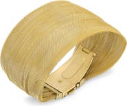HMY JEWELRY Stainless Steel Mesh Bracelet