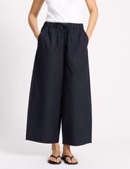 Albaray Drawstring Waist Barrel Leg Trouser