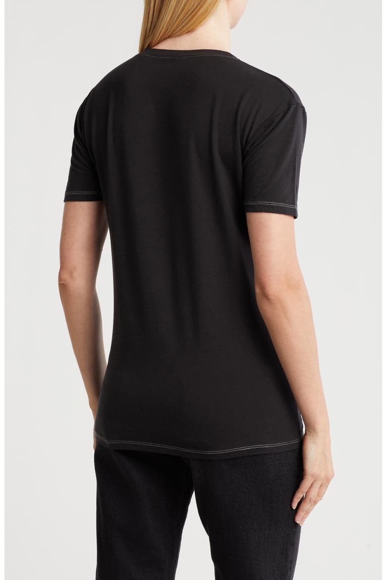 V-Neck Pocket T-Shirt, Alternate, color, BLACK