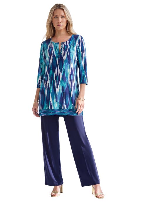 Henley Ultra Drape Tunic