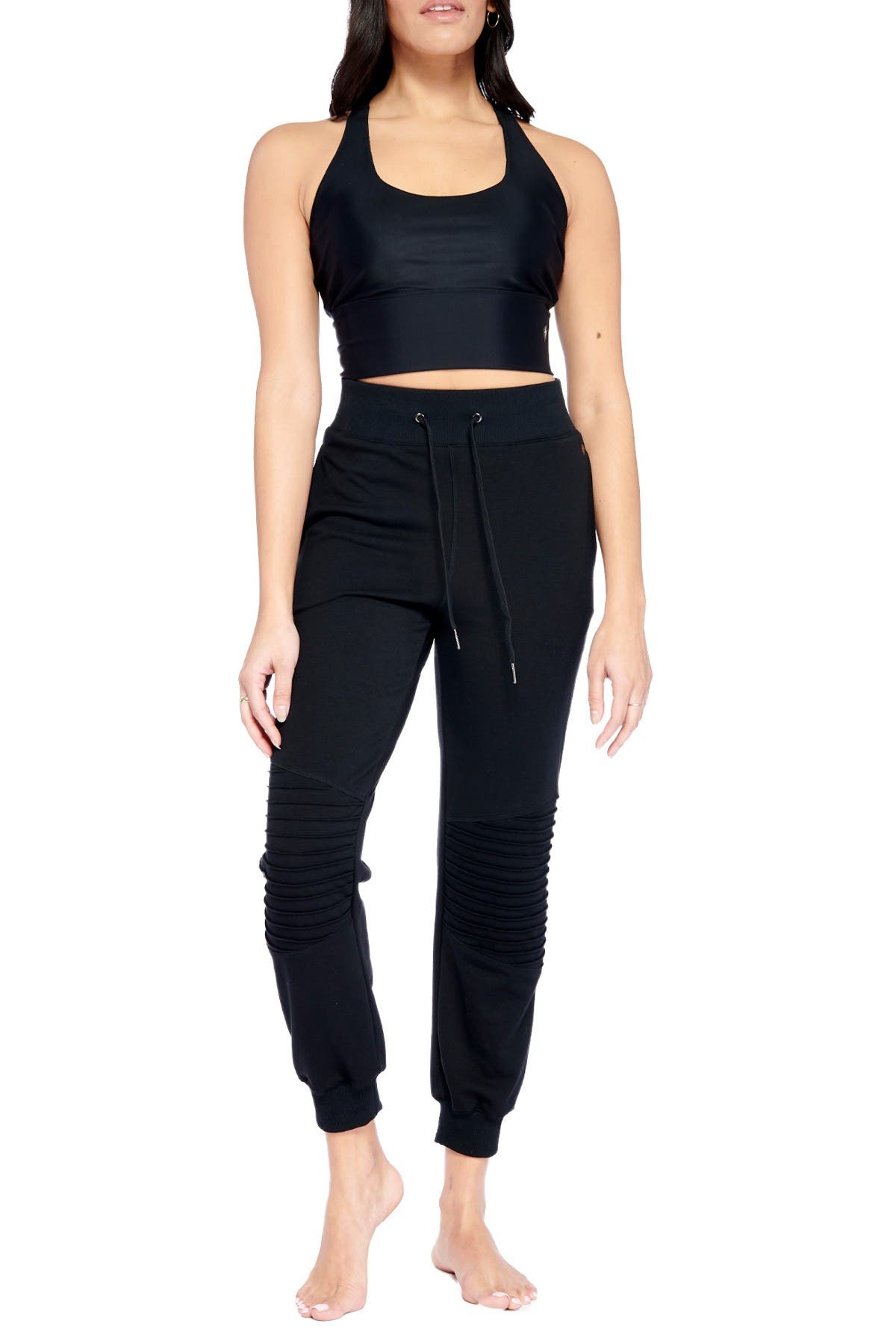 ELECTRIC YOGA Moto Quiltted Joggers (Women) | Nordstromrack