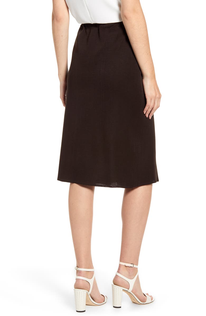 Ming Wang Knit Skirt, Alternate, color, 