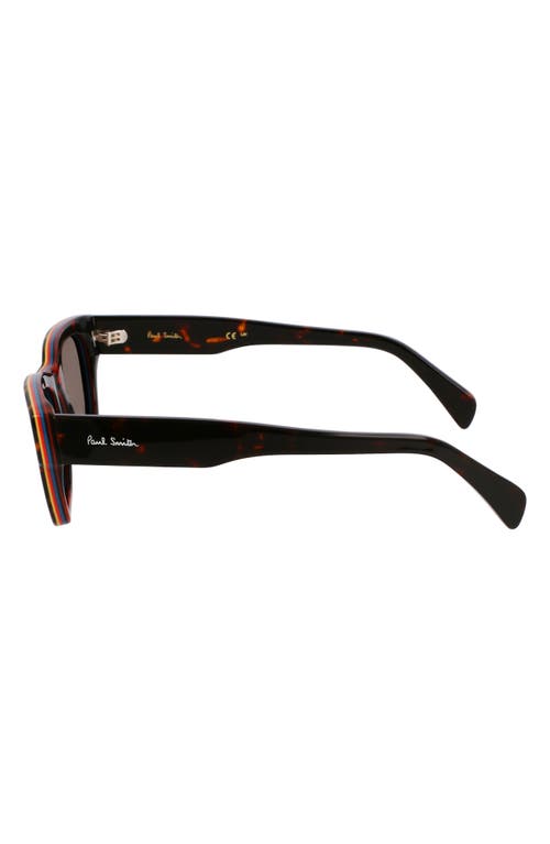 PAUL SMITH PAUL SMITH LOXHAM 52MM MODIFIED RECTANGULAR SUNGLASSES