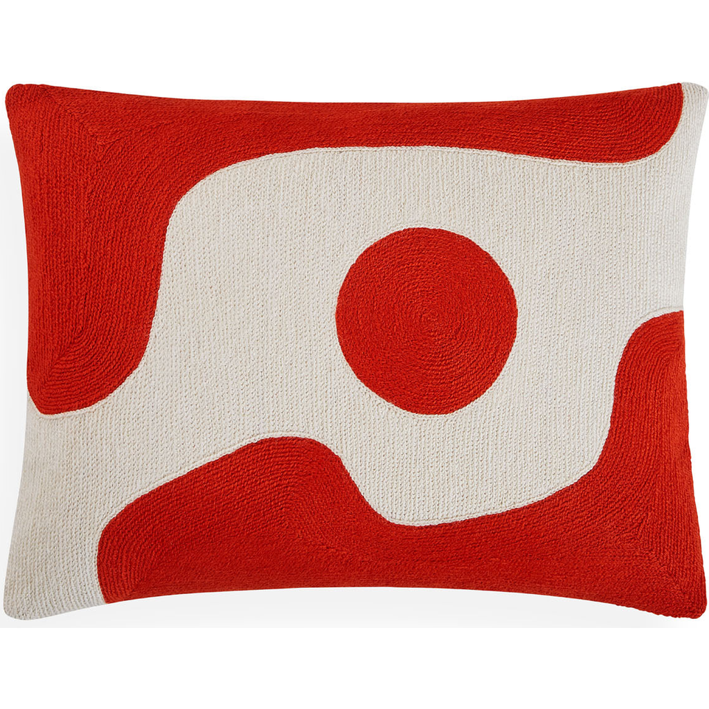 Jonathan Adler Ojai Pillow In Red