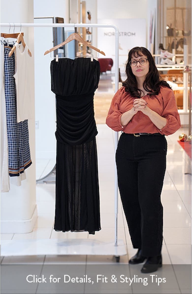 Bandeau Draped Maxi Dress, sales video thumbnail