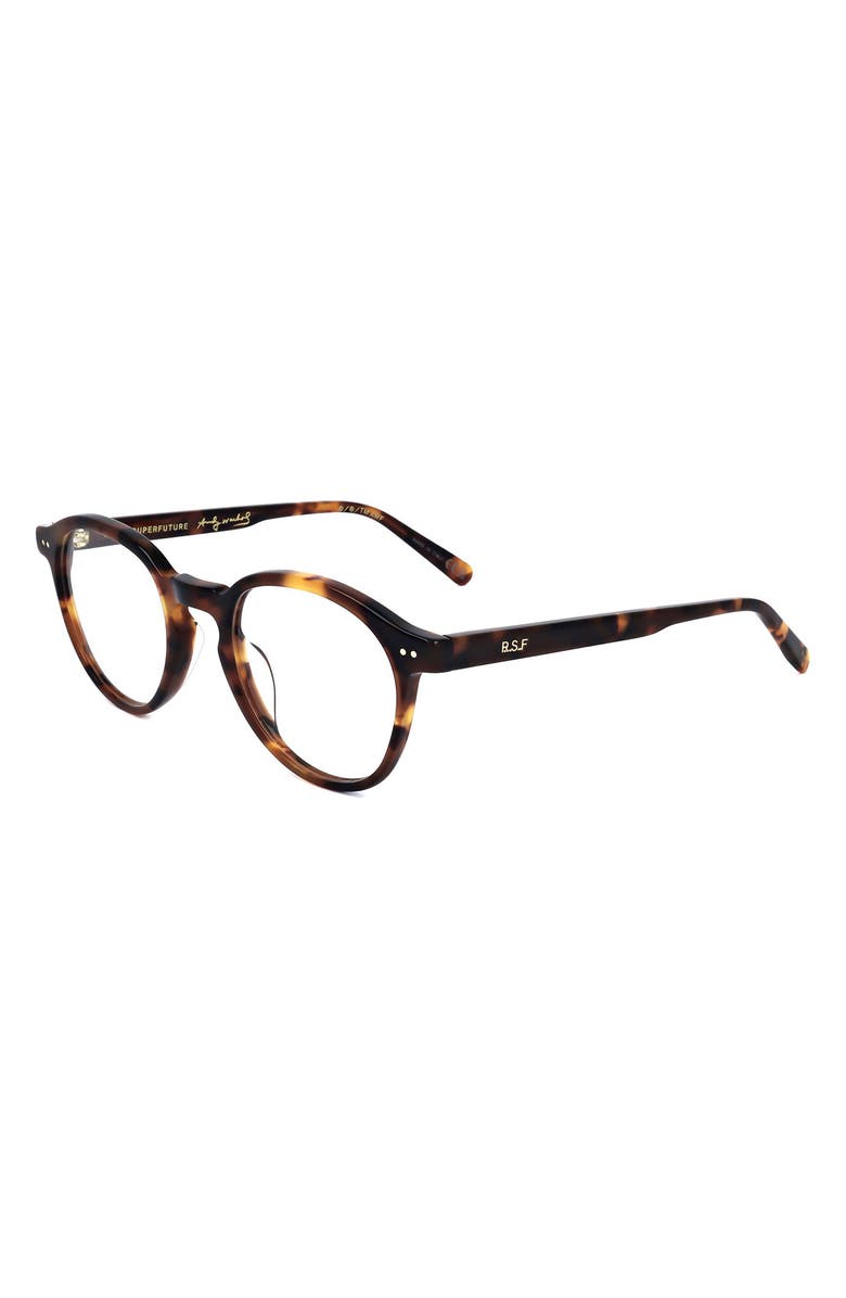 SUPER by RETROSUPERFUTURE<sup>®</sup> 49mm Round Optical Frames, Alternate, color, Tortoise
