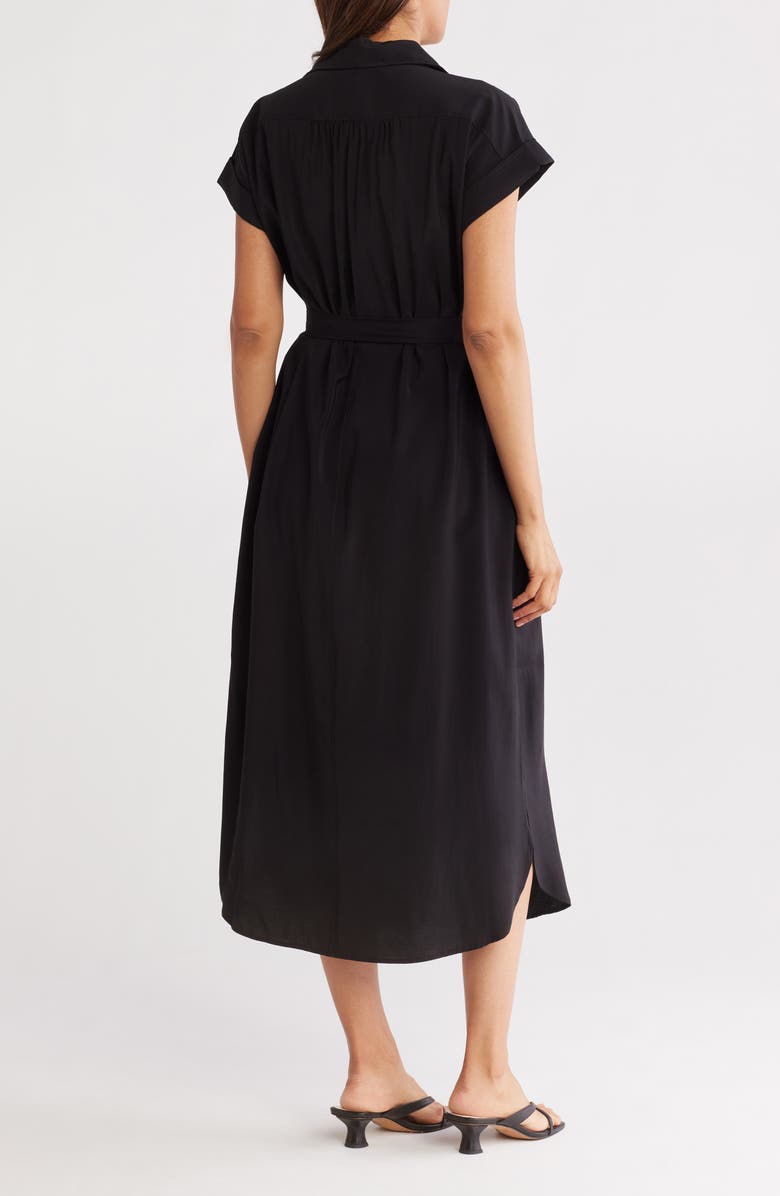 MAX STUDIO Short Sleeve Maxi Shirtdress, Alternate, color,