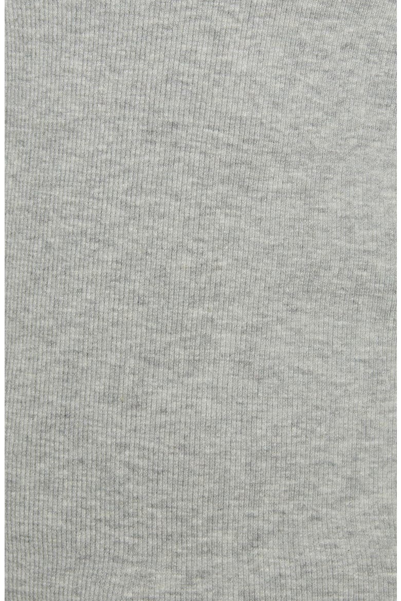 Turtleneck Ribbed Top, Alternate, color, GREY MEDIUM HEATHER