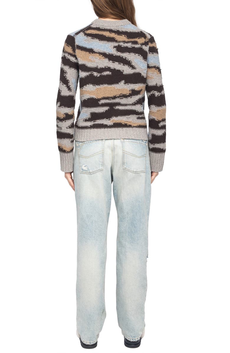 Zadig & Voltaire Malty Merino Wool Sweater, Alternate, color, 