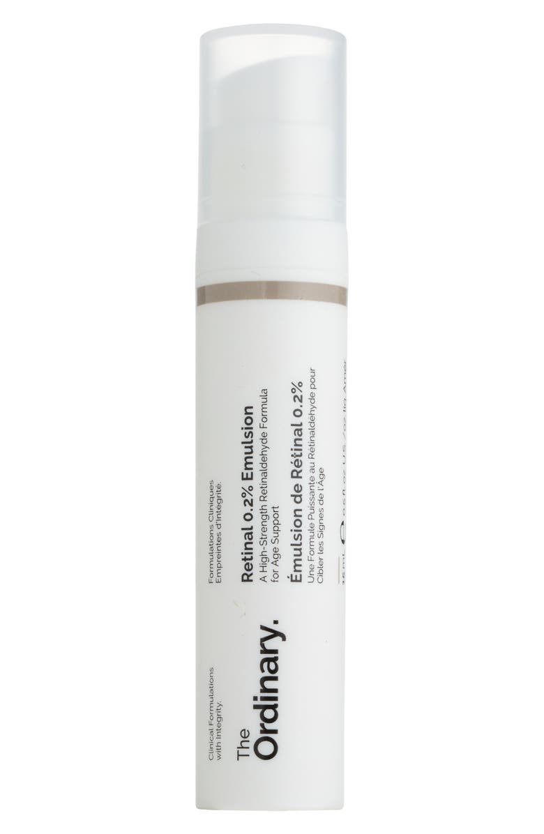 The Ordinary Retinal 0.2% Emulsion High-Strength Retinoid Nighttime Treatment, Main, color, 