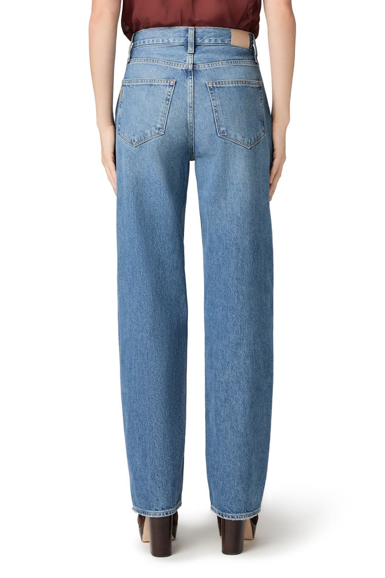Emilie High Waist Tapered Jeans, Alternate, color, MARINERS