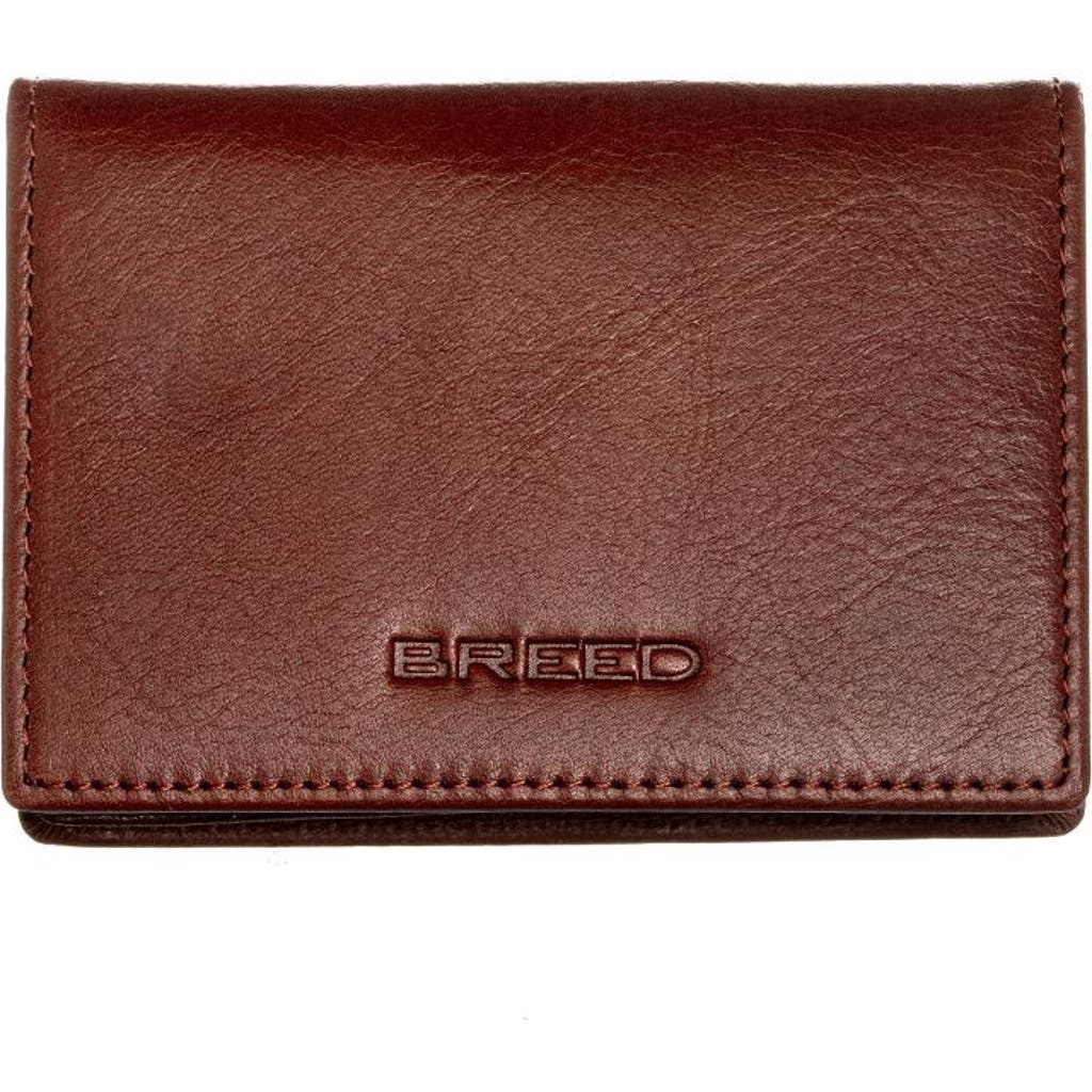 Breed Porter Bi Fold Wallet In Brown