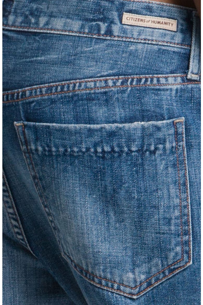 'Daisy' Crop Loose Fit Jeans, Alternate, color, PLUNGE