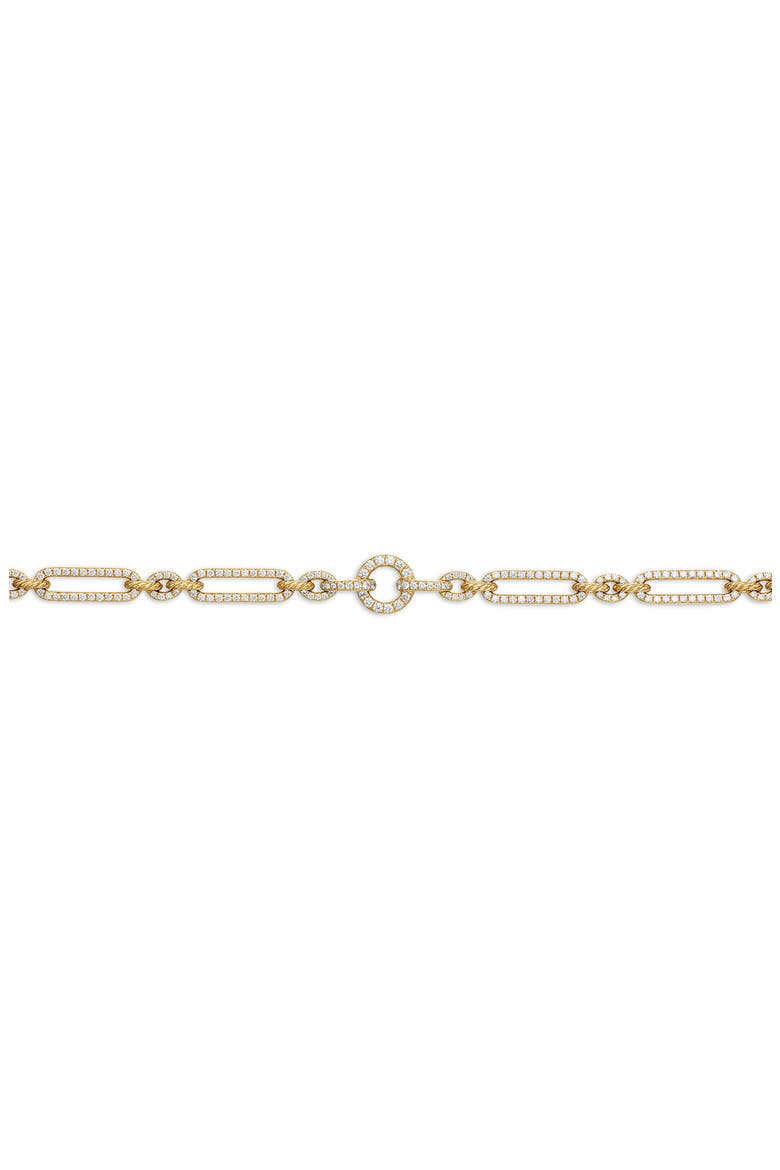 Lexington Chain Necklace in 18K Yellow Gold with Full Pavé Diamonds, Alternate, color, 18K YELLOW GOLD