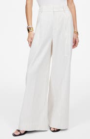 Madewell Superwide Leg Linen & Cotton Blend Pants