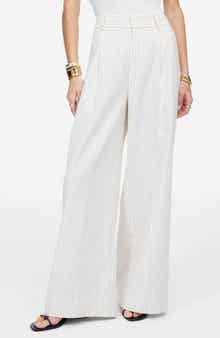 Madewell Superwide Leg Linen & Cotton Blend Pants