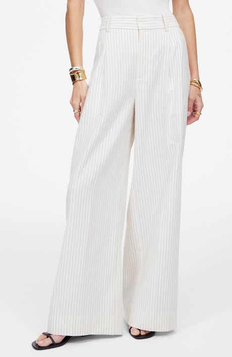 Madewell Superwide Leg Linen & Cotton Blend Pants