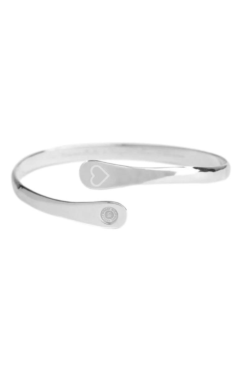 Hollywood Sensation Mother Daughter Bracelet Engraved, Main, color, Silver