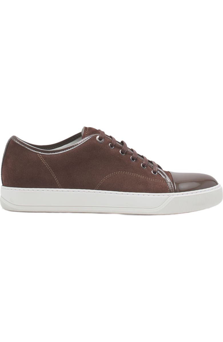 Lanvin DBB1 LEATHER AND SUEDE SNEAKERS, Main, color,