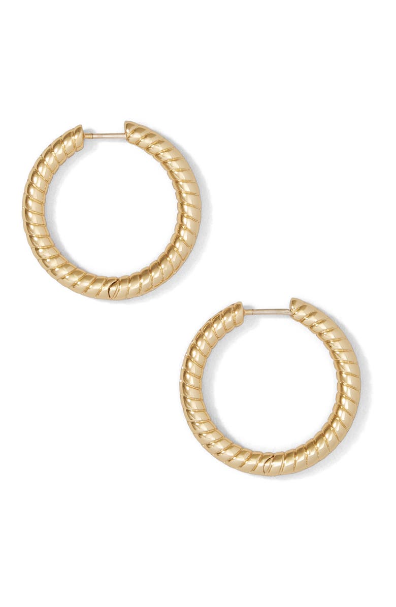Jennifer Fisher Madison Avenue Huggie Hoop Earrings, Alternate, color, Yellow Gold