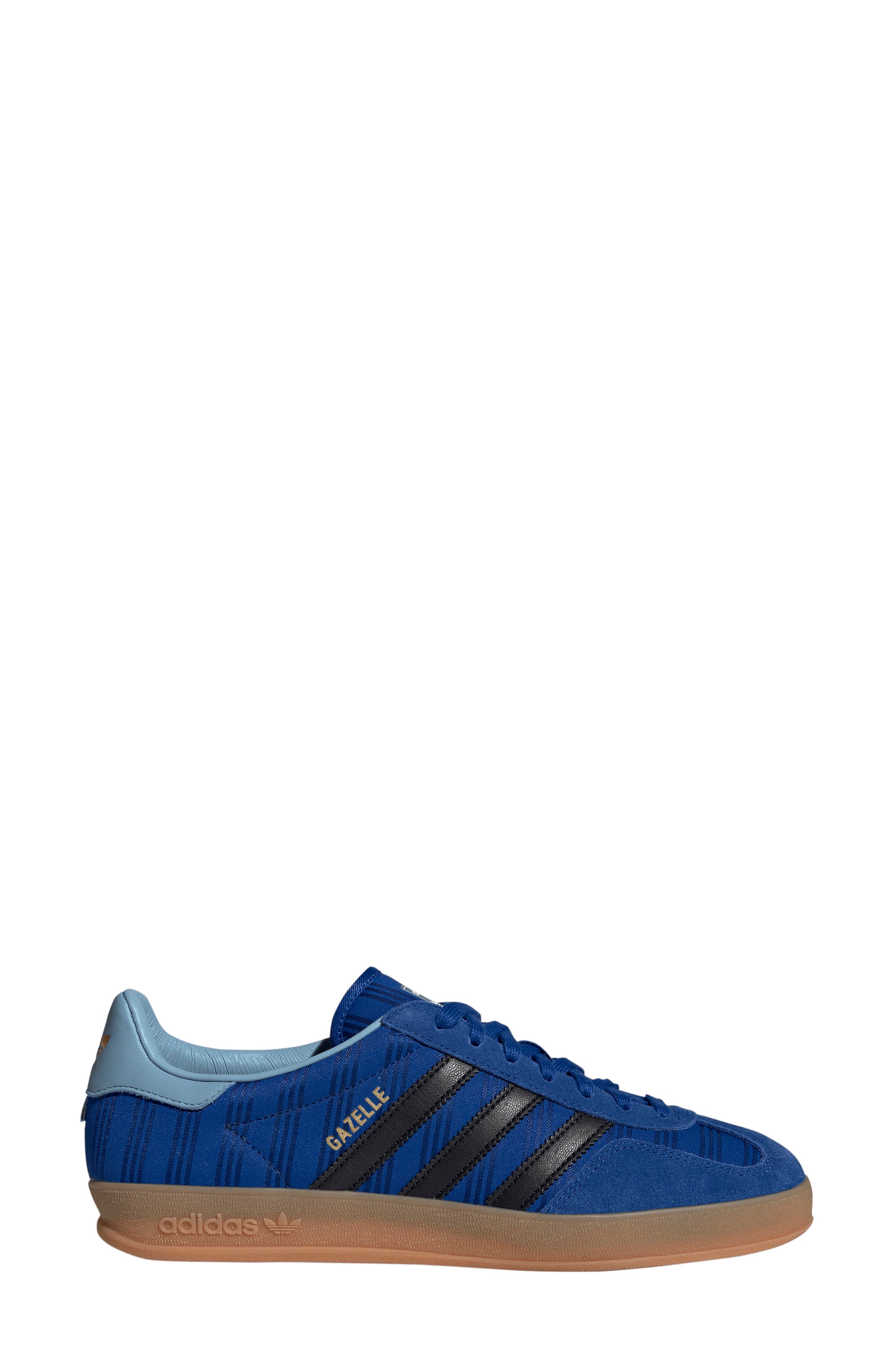 adidas Gazelle Indoor Sneaker, Alternate, color, Collegiate Royal/ Core Black