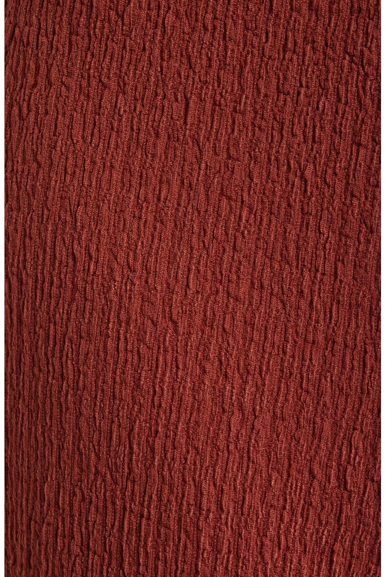 Flutter Sleeve Textured Jumpsuit, Alternate, color, MARSALA