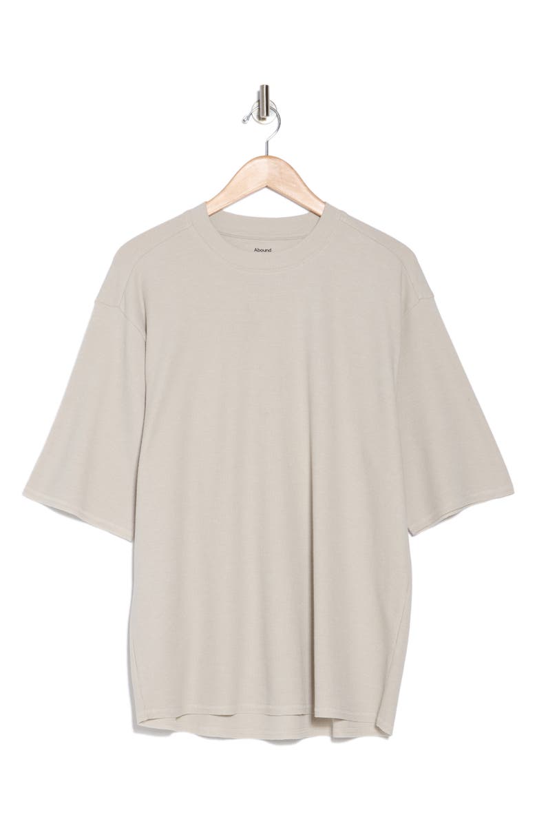 Abound Oversize Thermal T-Shirt, Alternate, color, Grey Owl