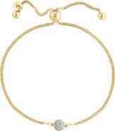 14K Yellow Gold Diamond Bracelet - 0.08ct.